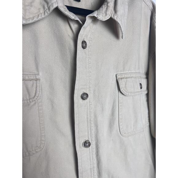 Red Head Men's Long Sleeve Button Up Shirt Size XL Beige - Picture 3 of 11